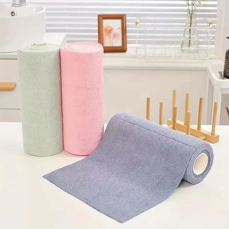 Torchons en microfibre 20 feuilles/rouleau