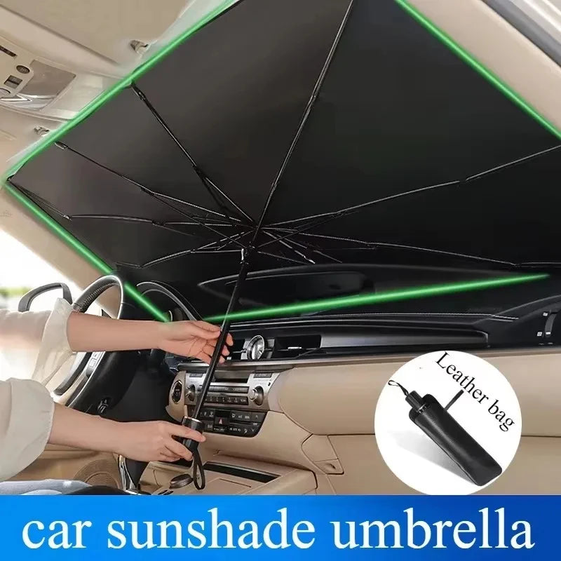 Car Front Windshield Sunshade Umbrella Summer Sun