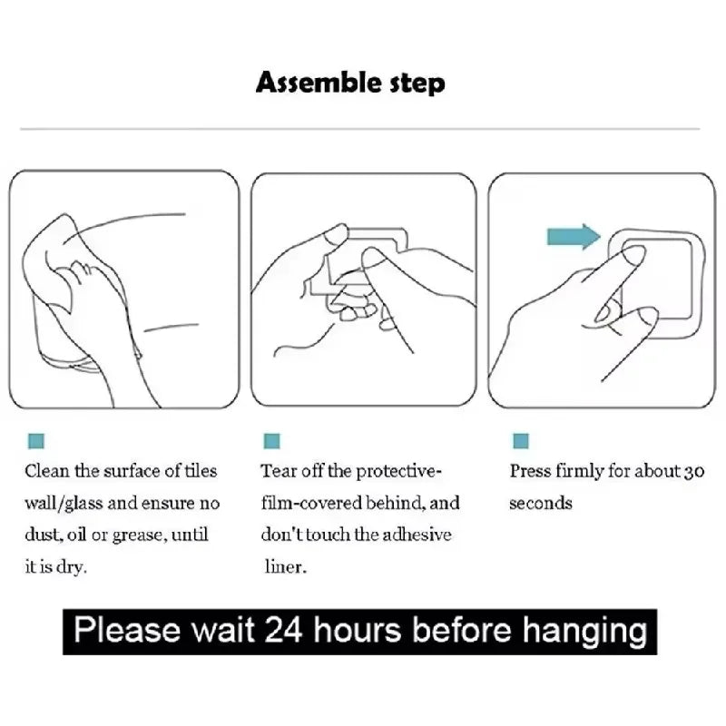 Stainless Steel Robe Hook Adhesive Wall Hook