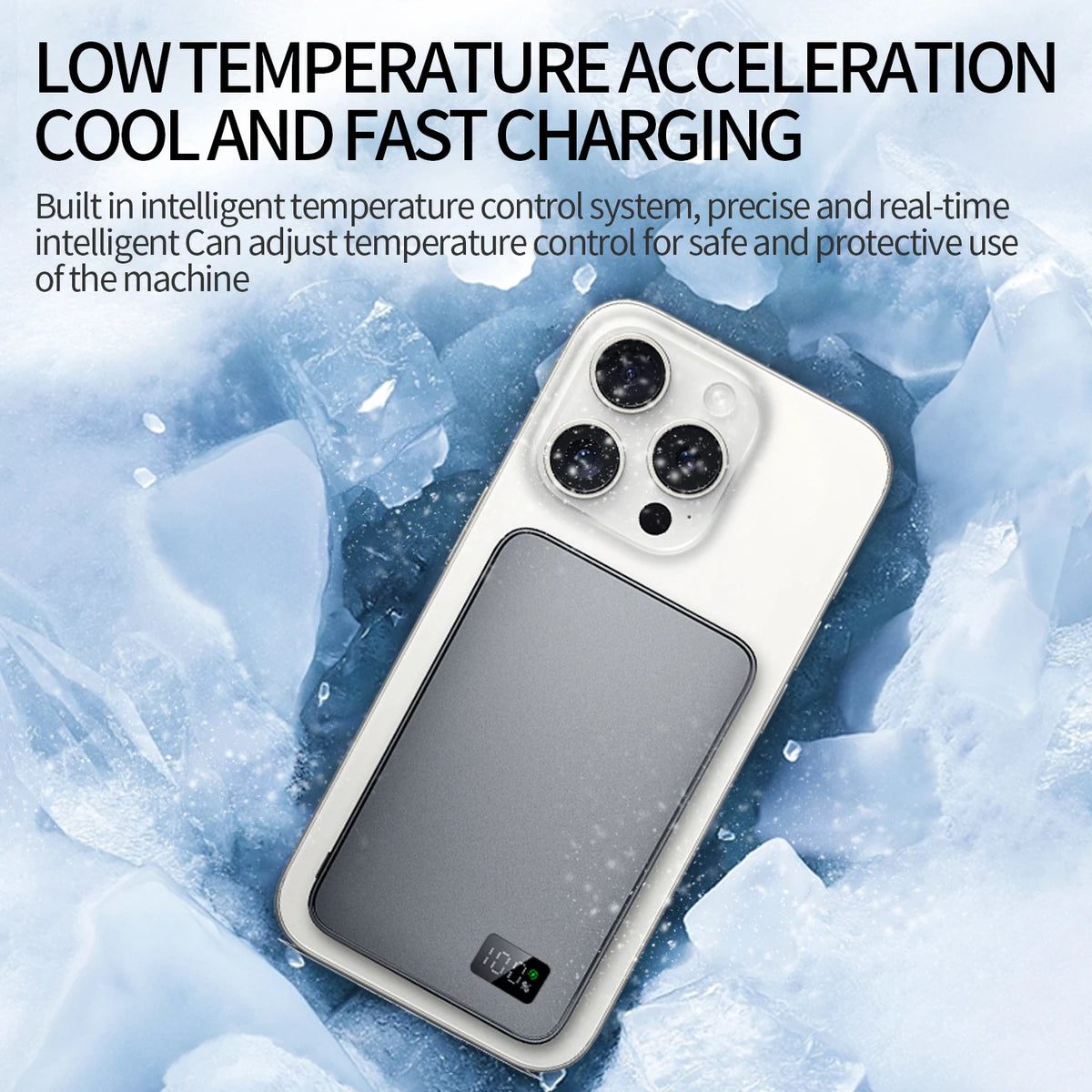 New Ultra thin Alloy Powerbank Magnetic Power