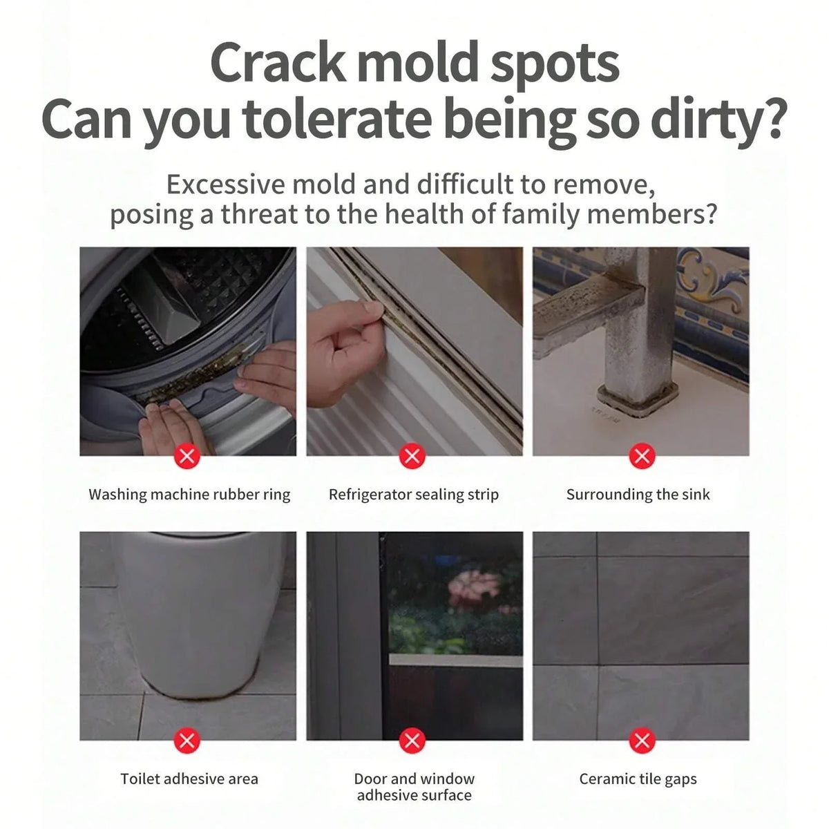 Mold Remover Gel Anti - Mold Cleaning Gel