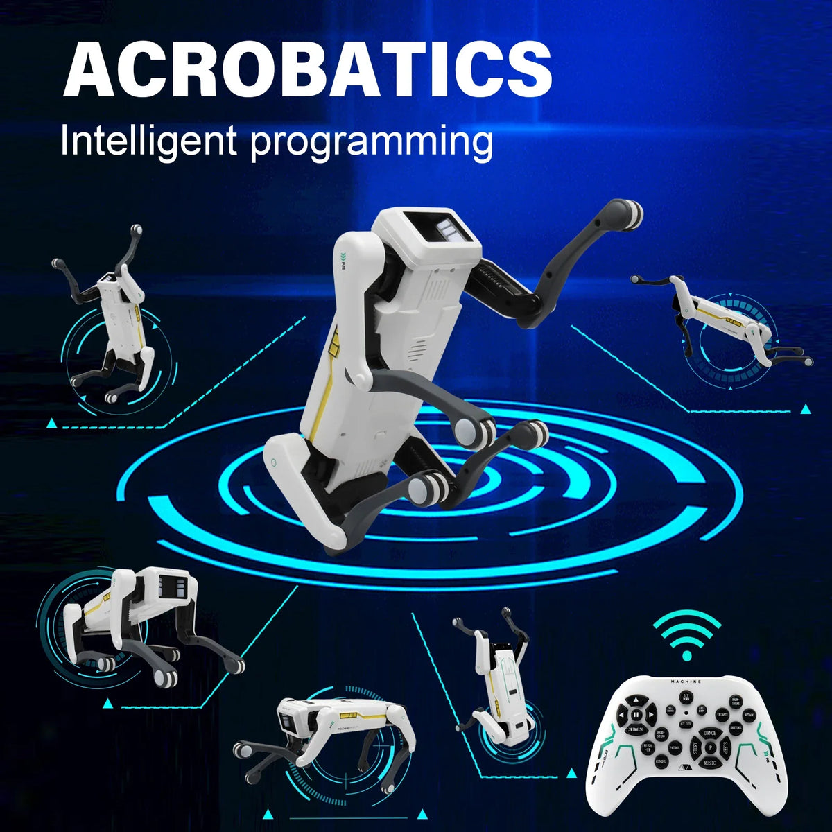 Intelligent AI RC Robot Dog Voice Dialogue APP Remote
