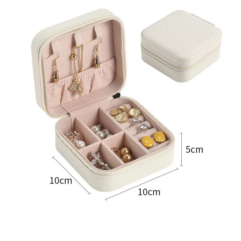 Simple ins macaroon jewelry box travel