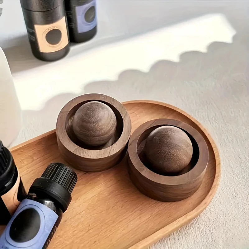 Car & Home Essential Oil Diffuser - Made of Wood