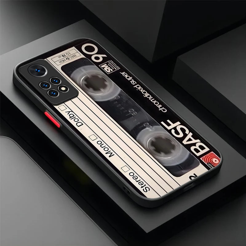 Lucky Tape Pattern Matte Hard Case For Xiaomi
