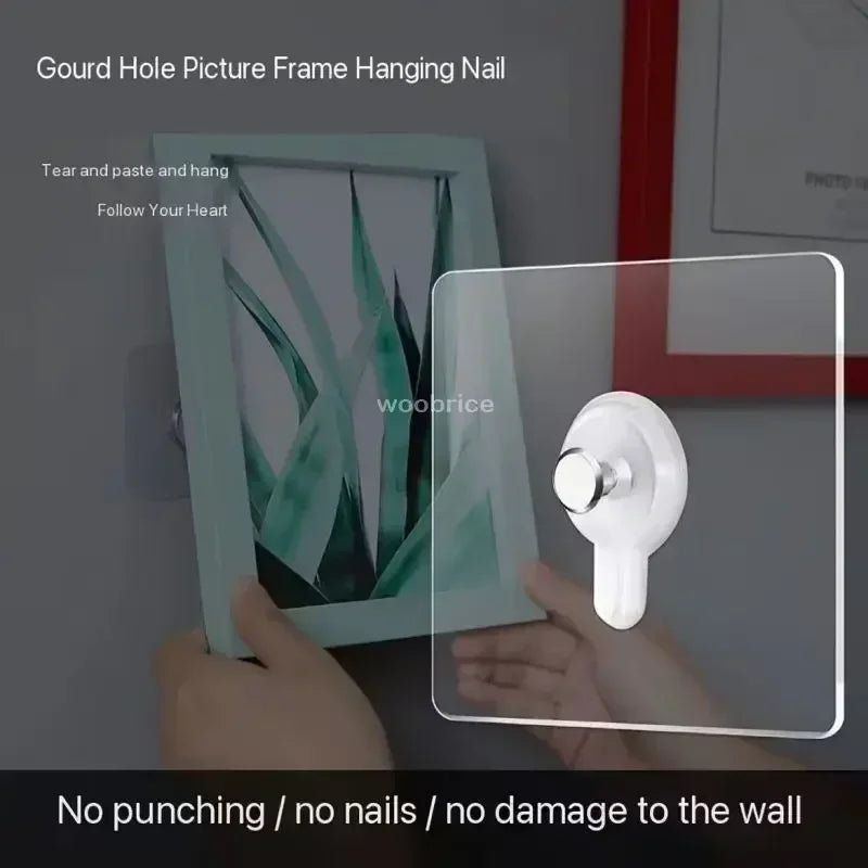 Photo Frame Hooks Storage Rack Screw Holders Door