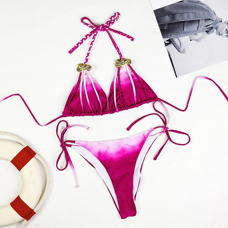 Micro Bikinis Sexy Women Swimsuit Push Up Bikini