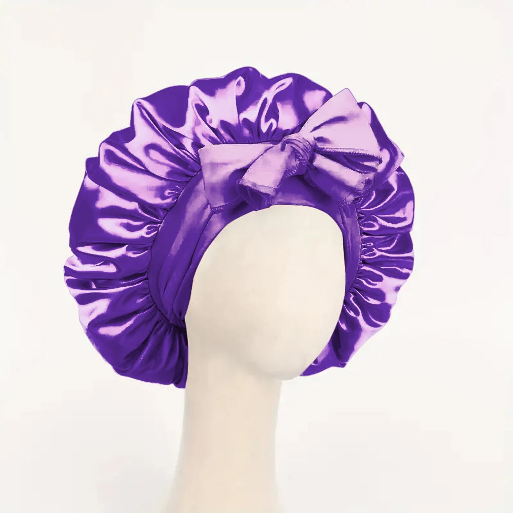 Satin Bonnet Silk Bonnet Adjustable Bonne