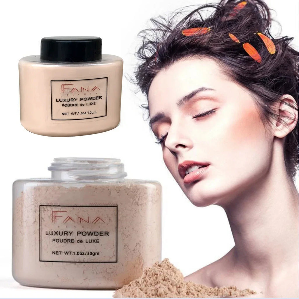 4 Color Luxury Powder for Women Face Foundation