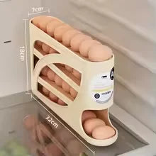 Rolling Slide Egg Storage Box Refrigerator Side