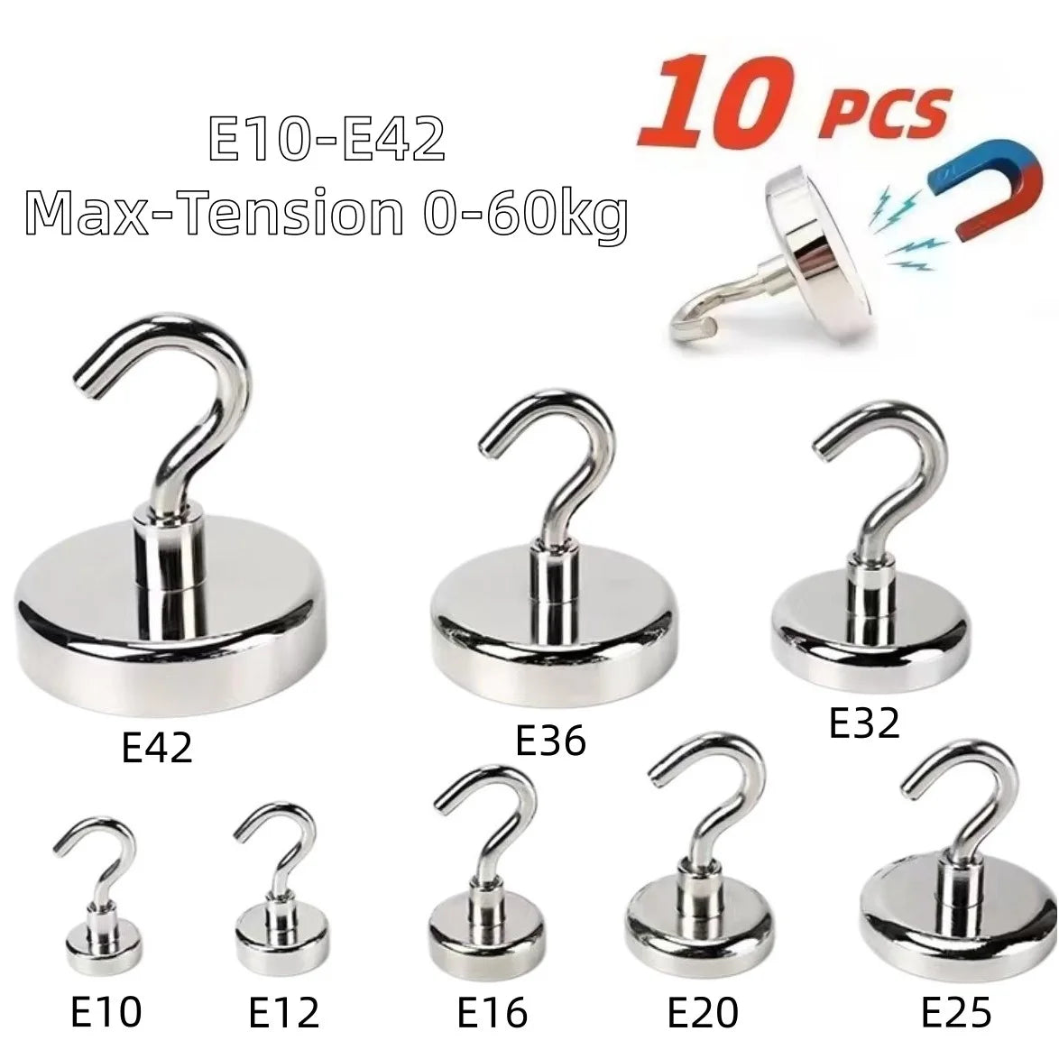 Strong Magnet Hooks Multi - Purpose Storage