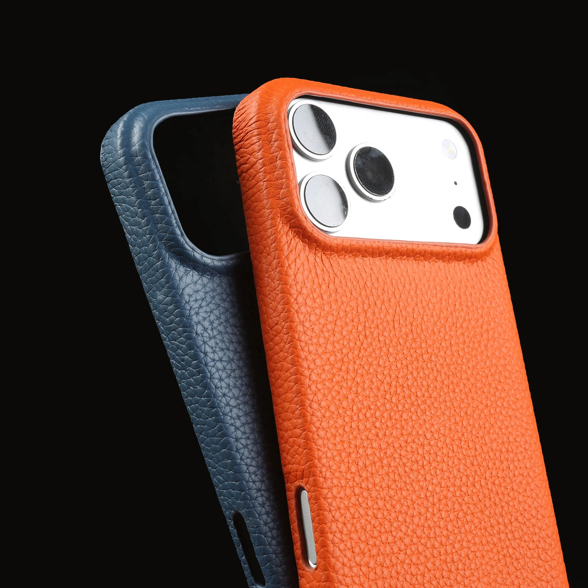 Genuine Leather Crossbody iPhone Case with Lanyard
