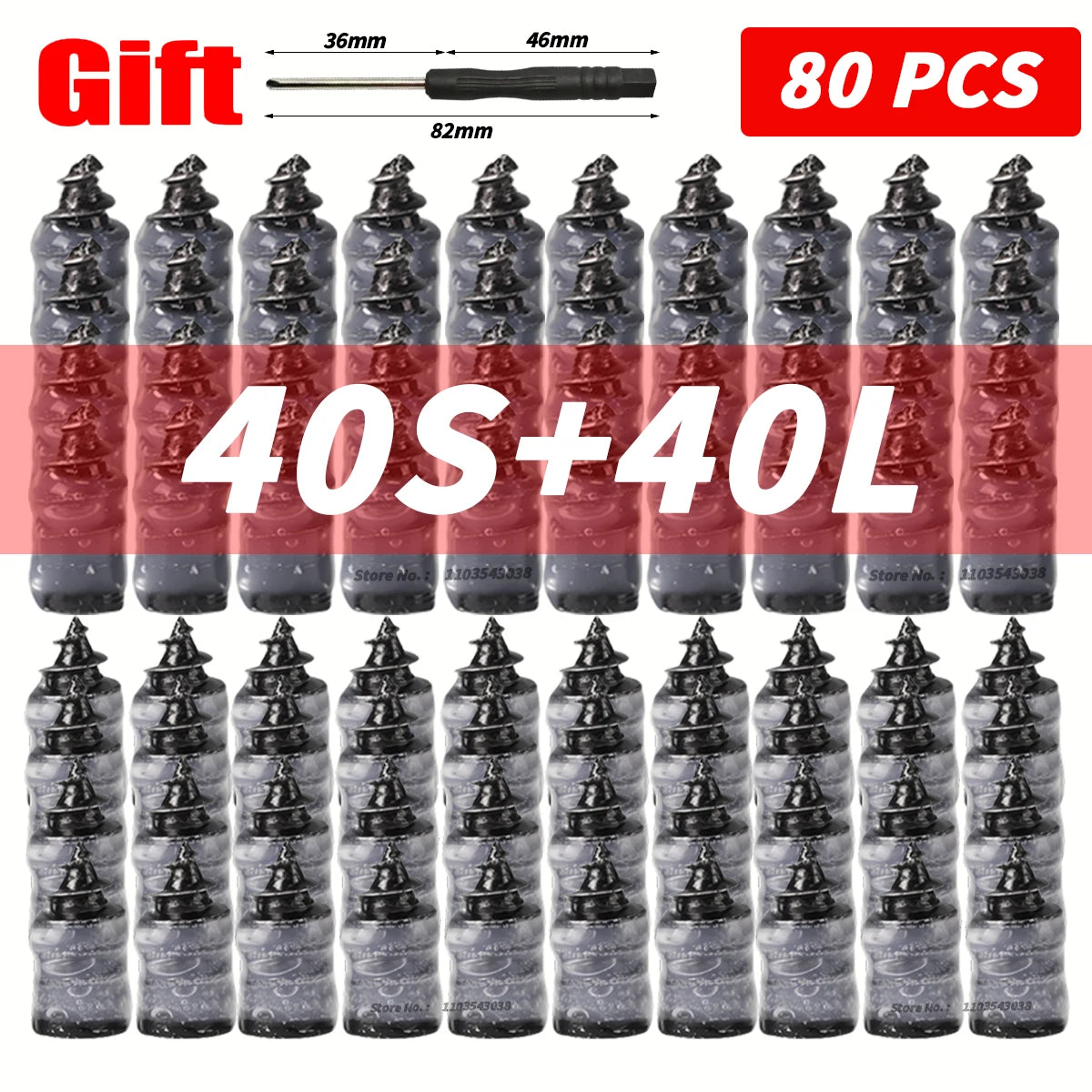 Car Tire Repair Nail Vacuum Tyre Screw Rubber