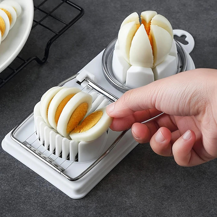 Multifunctional PP Base egg cutter 2 - in - 1