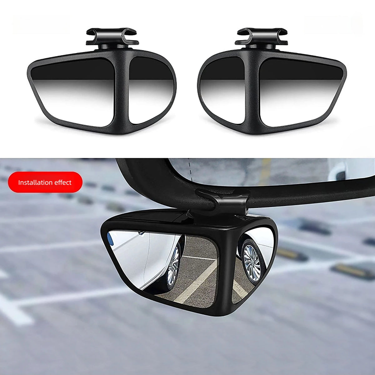 Car Rearview Mirror Blind Spot Mirror Front and