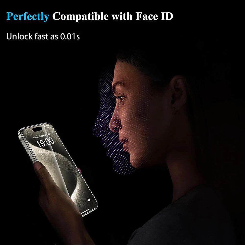 Tempered Glass for iPhone 16 15 14 13 12 11