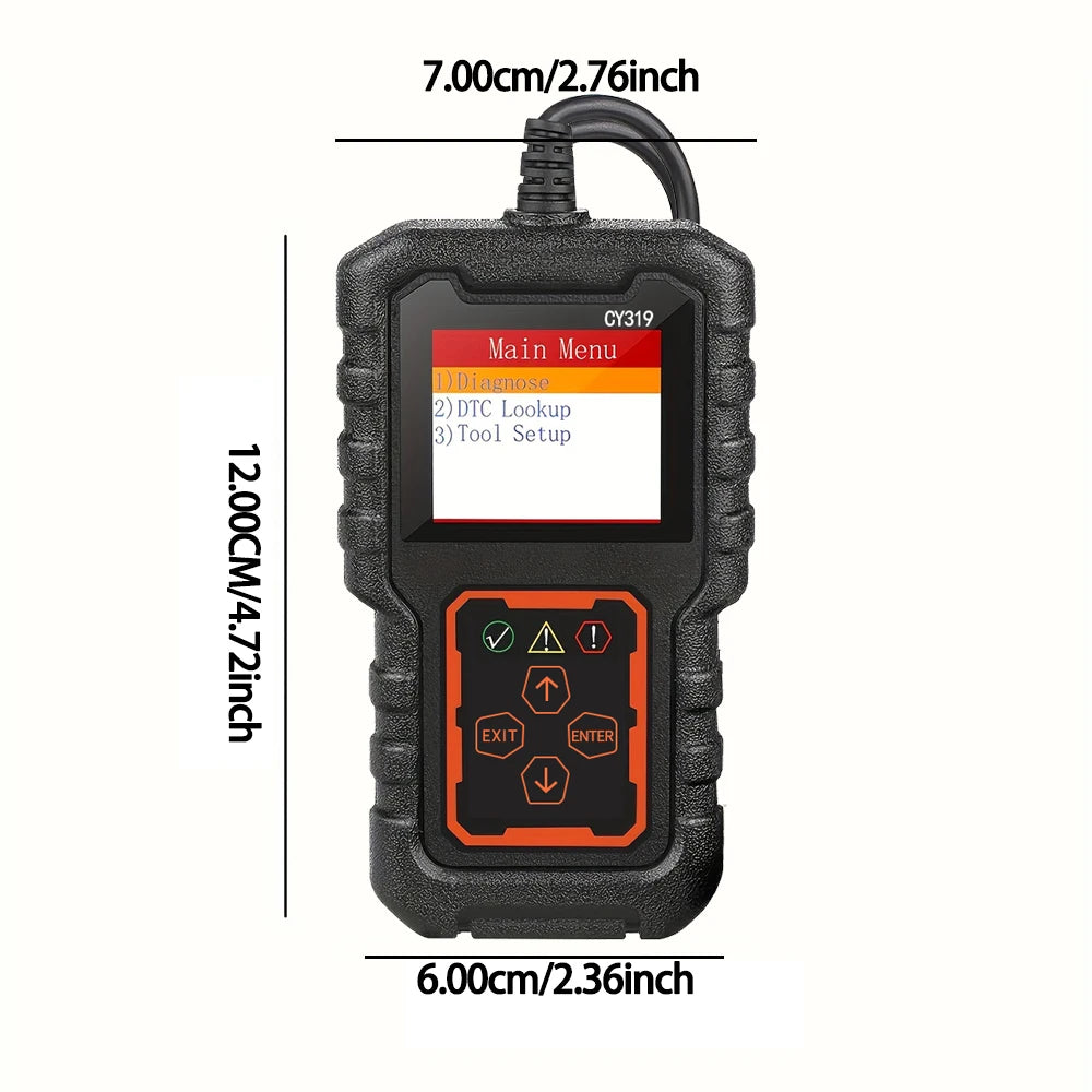 Scanner OBD2 - Outil de diagnostic, Code moteur