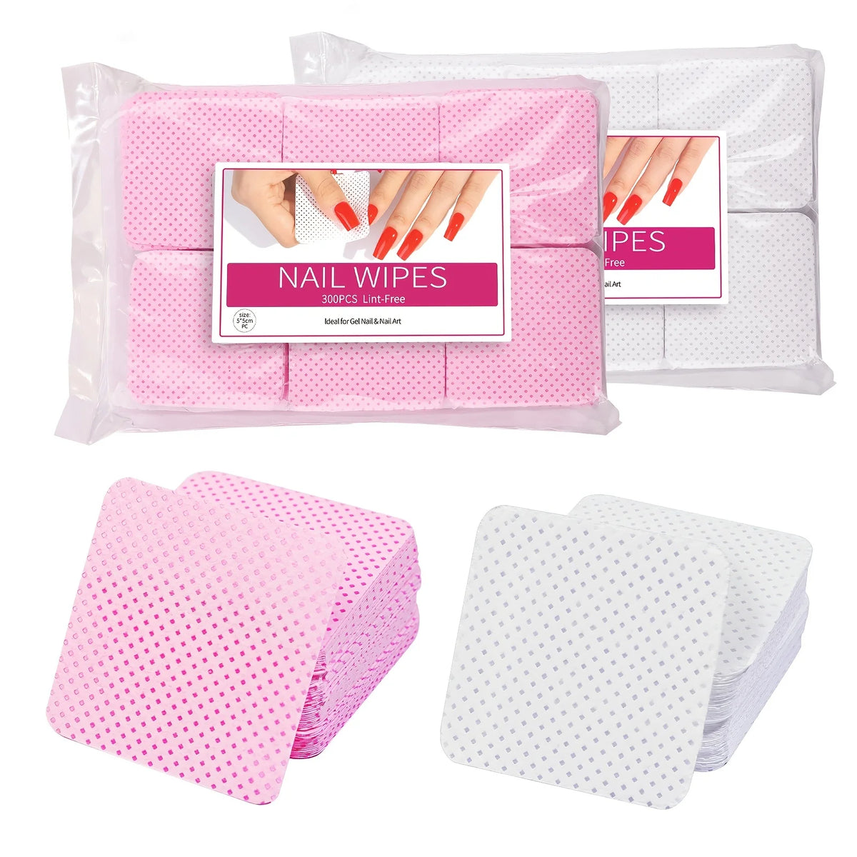 Nail Polish Remover Wipes Nail Cleaning Pads