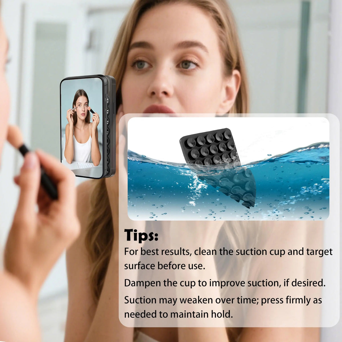 Silicone Suction Cup Phone Holde Multifunctional