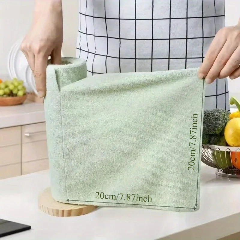 Torchons en microfibre 20 feuilles/rouleau