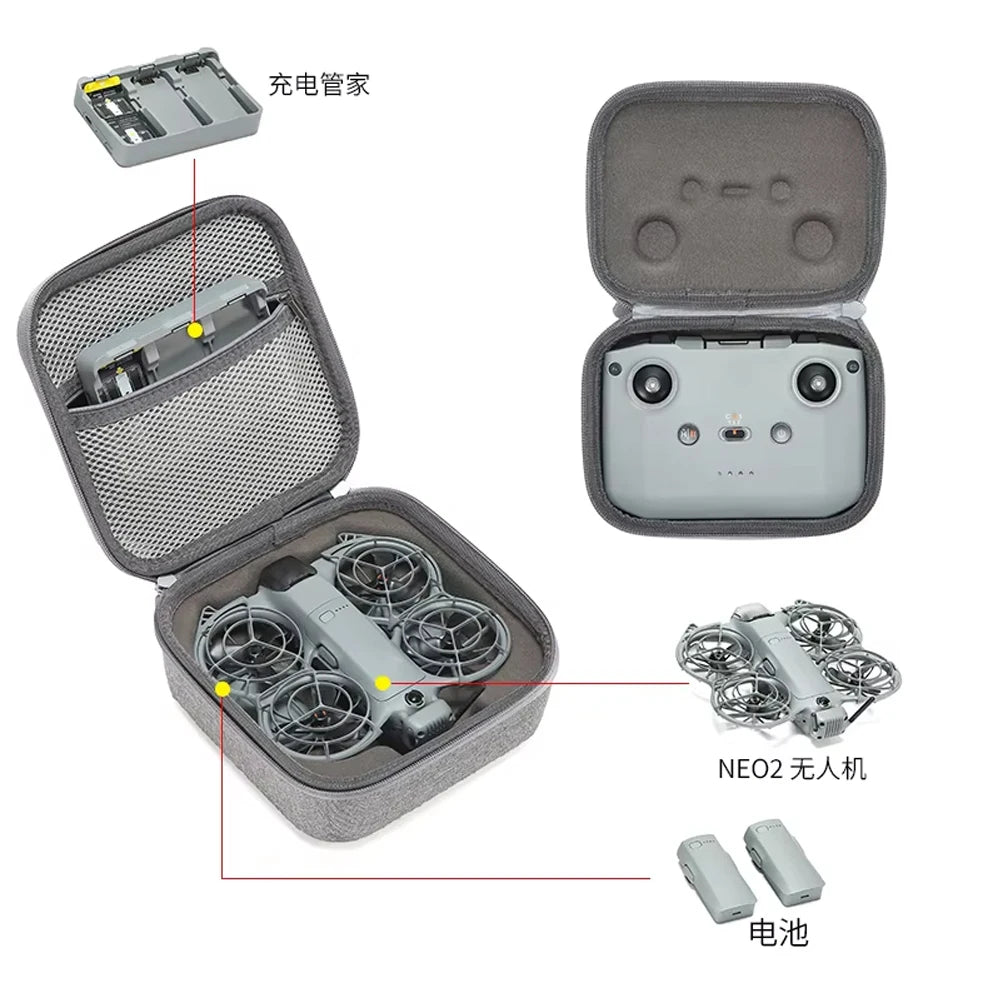 Carrying Shockproof Case For DJI NEO 2 Fly More