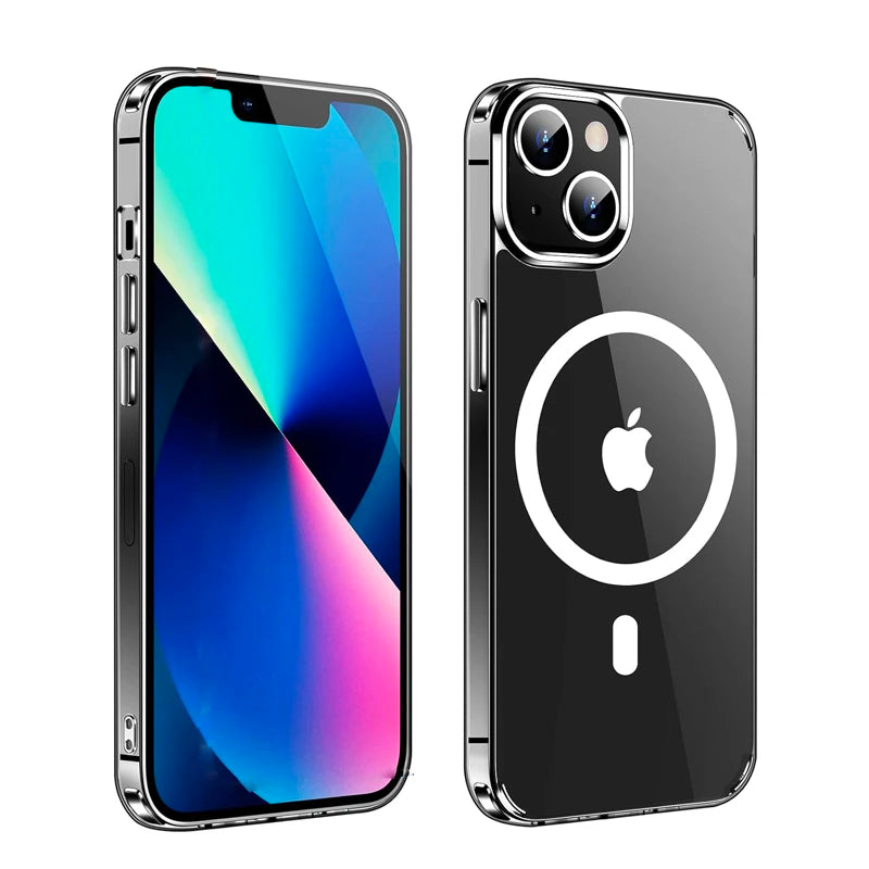 Ultra Slim Clear Magnetic Phone Case for iPhone
