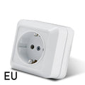 Prise murale blanche standard européenne
