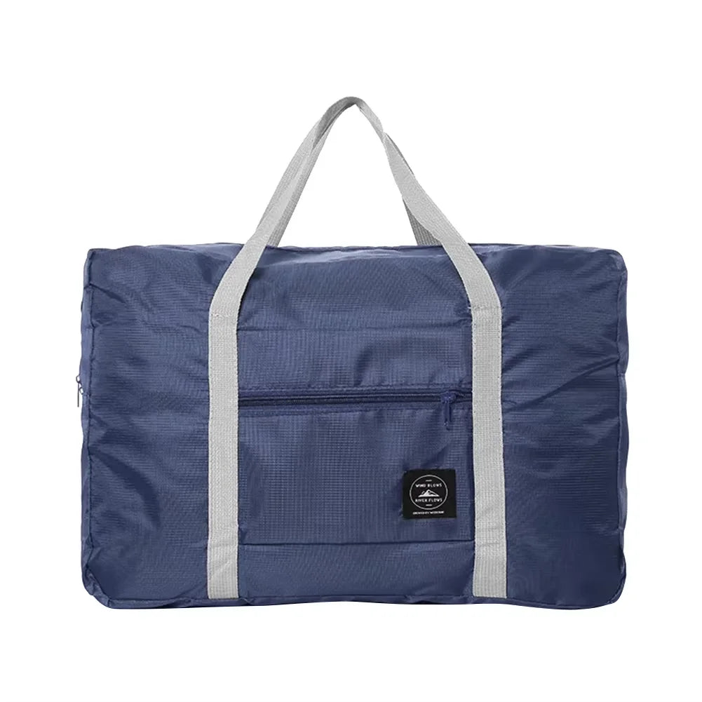 Solid Color Waterproof Folding Travel Bag