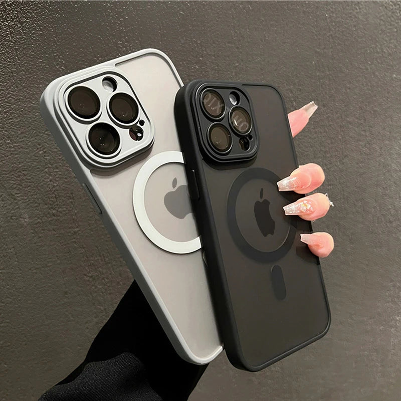 Luxury Matte Armor For Magsafe Magnetic Wireless