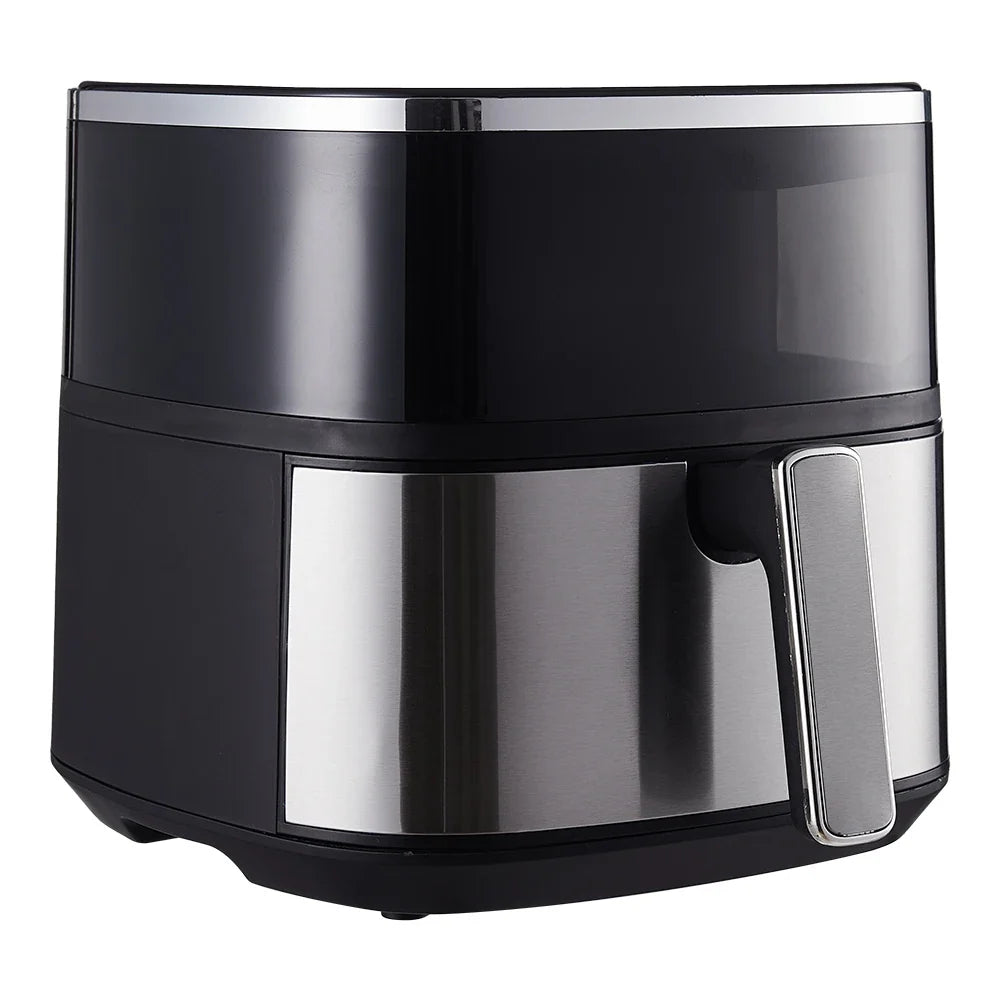 Friteuse à air chaud KOMORE 6L avec écran tactile intelligent, panier antiadhésif, minuterie de 60 minutes et température réglable de 80°C à 200°C