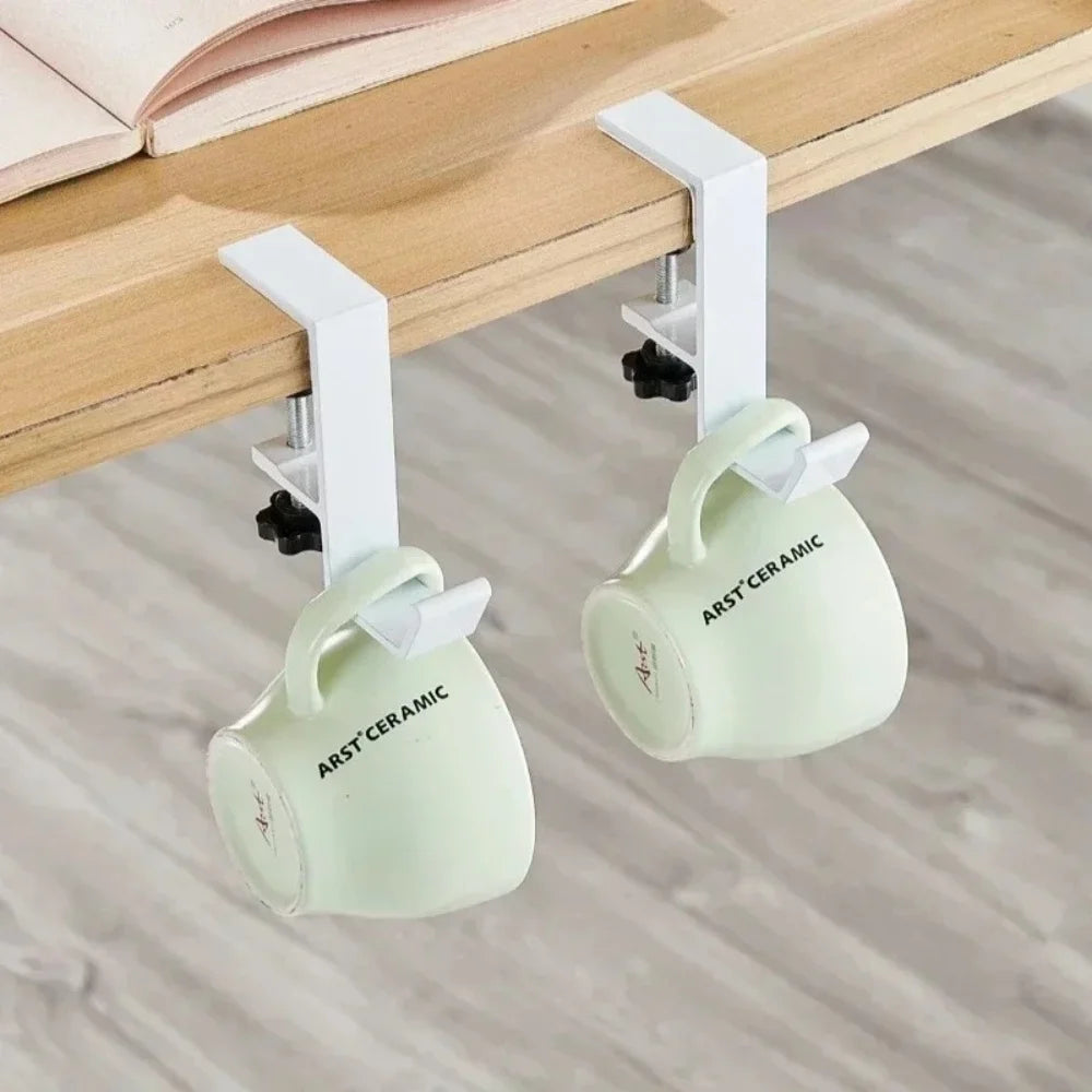 Adjustable Desk Edge Hook Holder