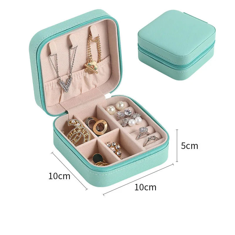 Simple ins macaroon jewelry box travel