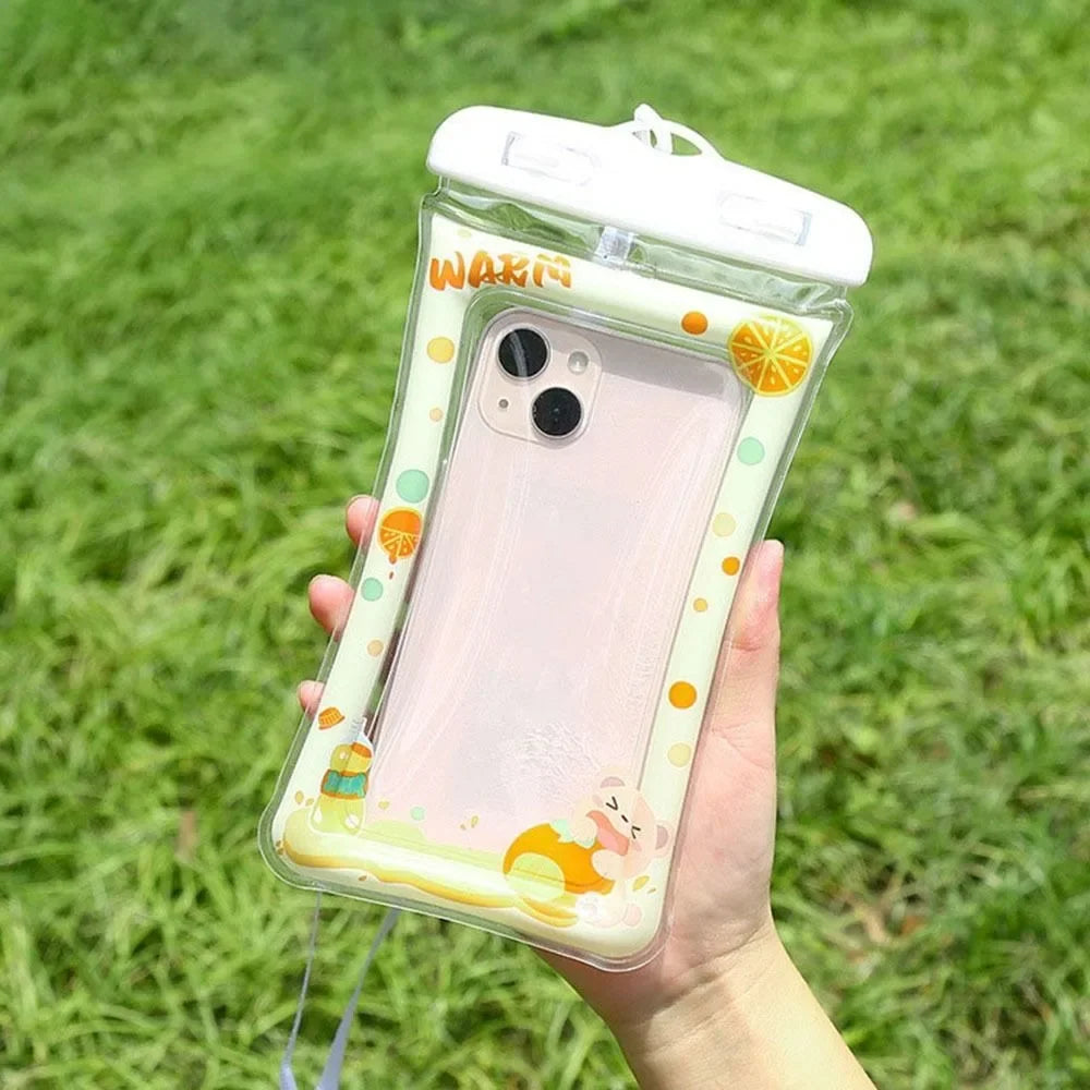 Waterproof Cartoon Phone Pouch Drift Diving