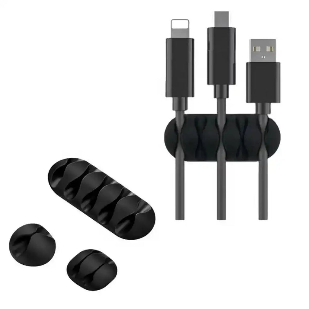 Organisateur de câble en silicone pour câble USB