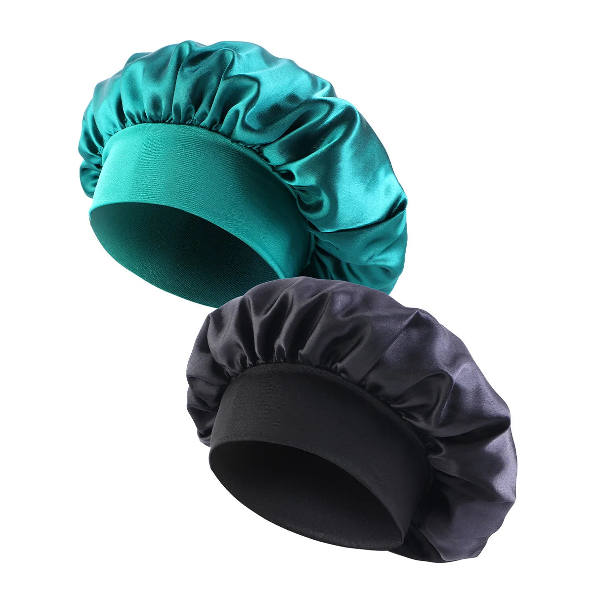 New Satin Wide Brim Nightcap Silky Bonnet Hair