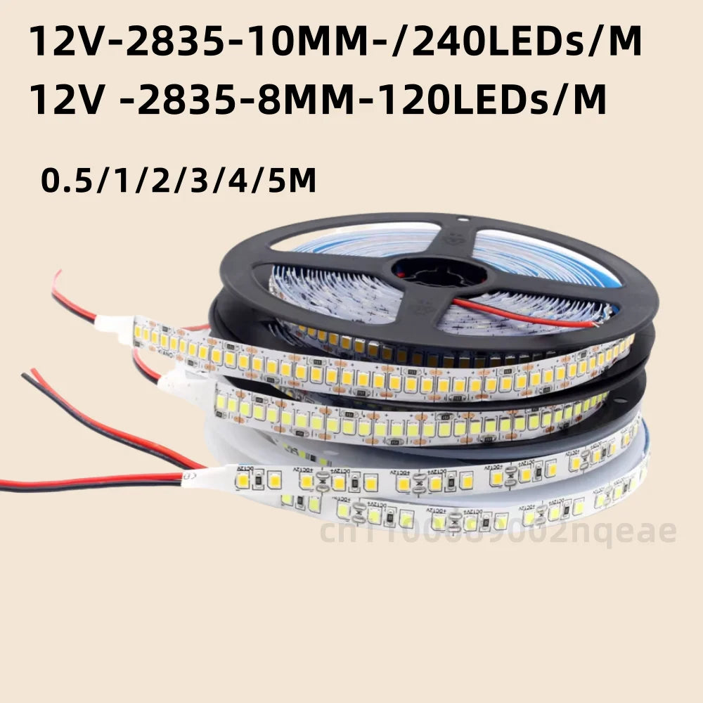 12V LED Strip SMD 2835 1M 2M 3M 4M 5M LED Stripe