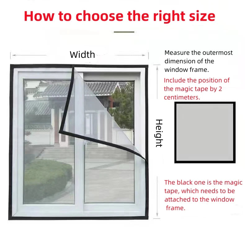 Summer mosquito proof door and window screens