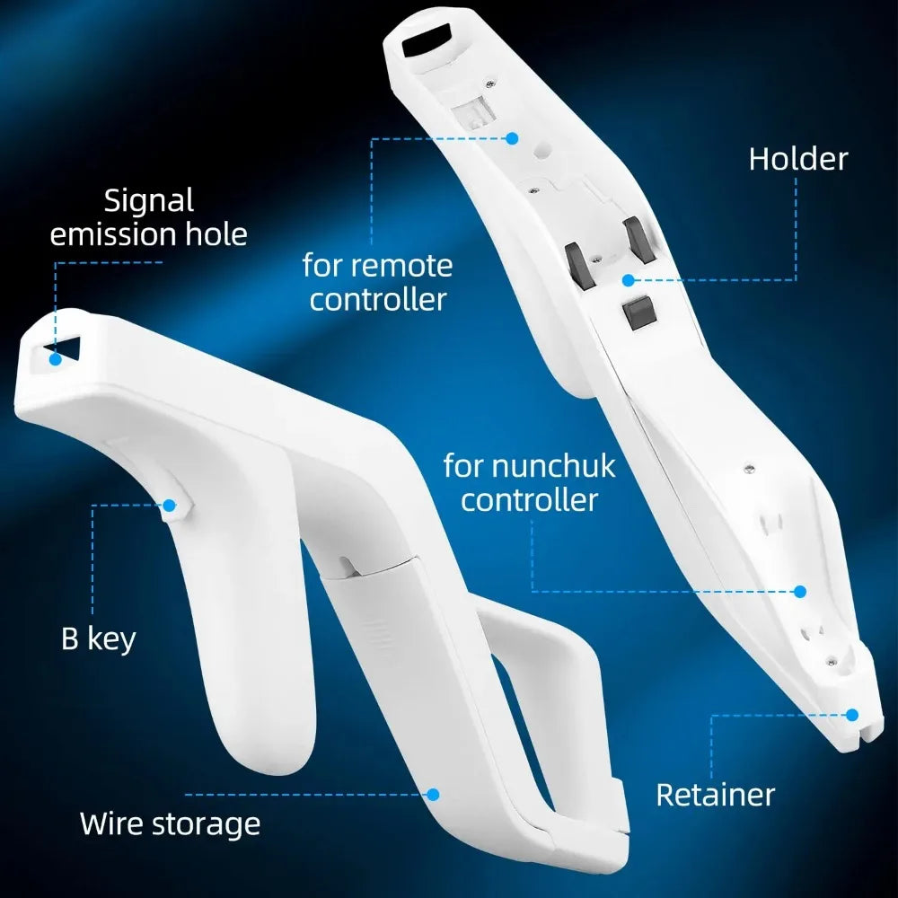 VIKEFON Detachable Wii Zapper Gun
