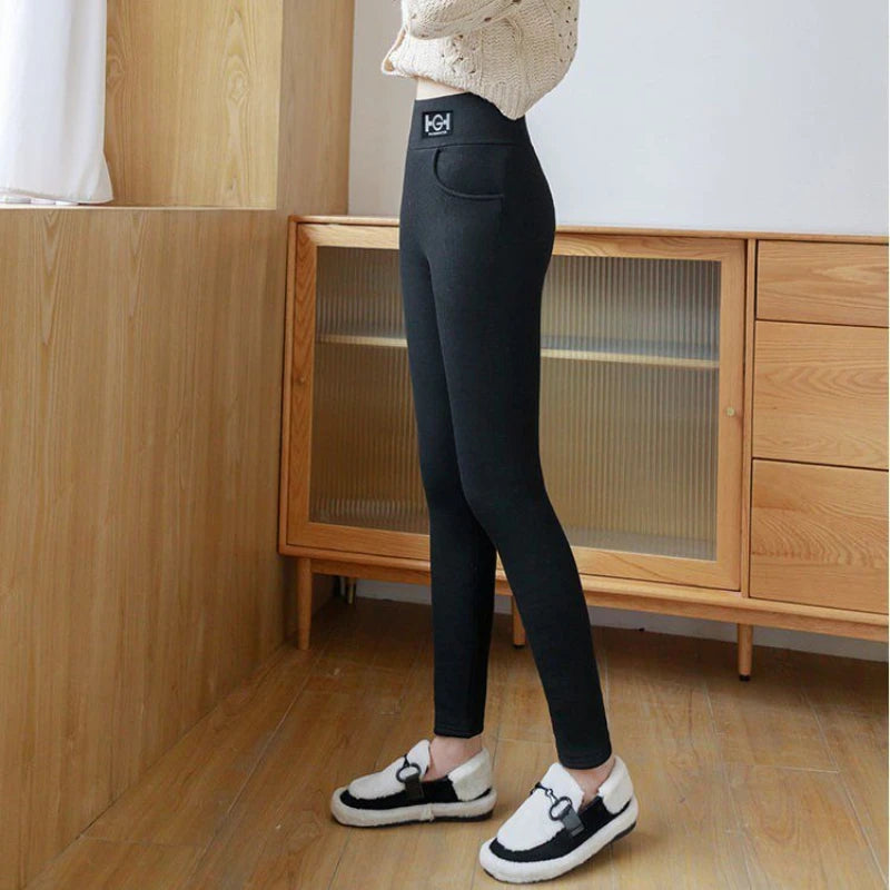 Women's Fleece Lined Thermal Leggings Winter Warm