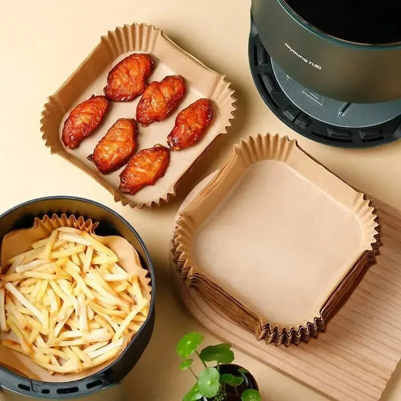 Papier jetable antiadhésif pour friteuse à air