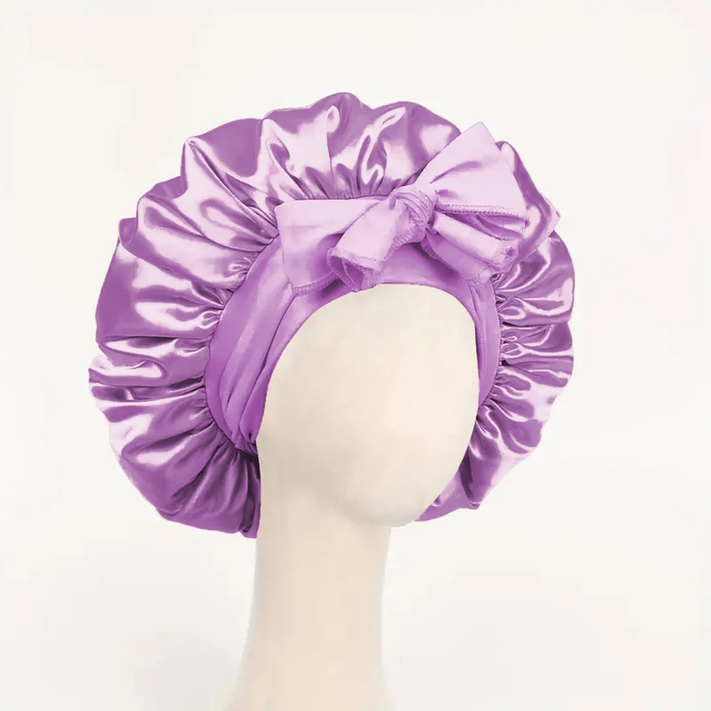 Satin Bonnet Silk Bonnet Adjustable Bonne