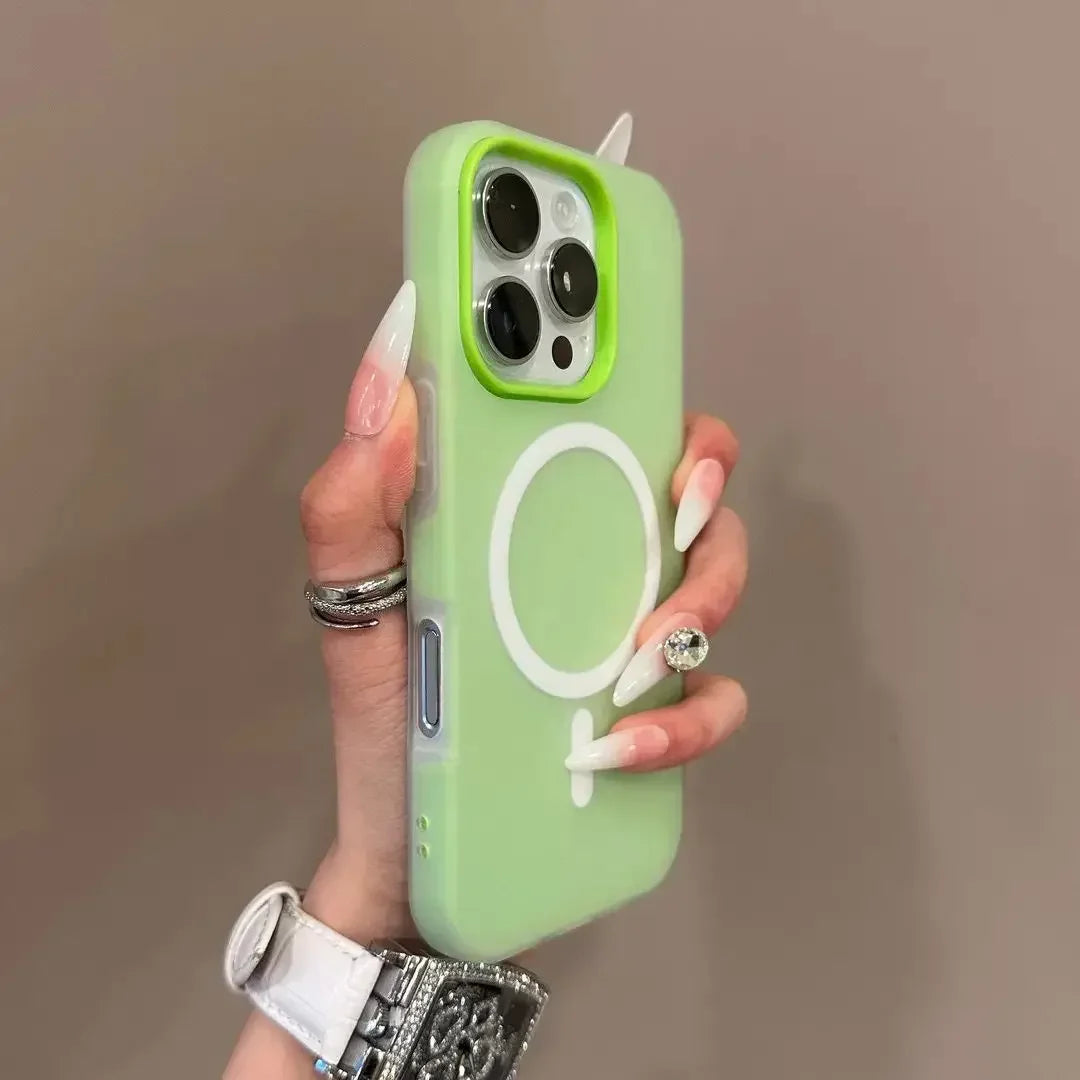 Luxury Candy Color 2 IN 1 For Magsafe Case