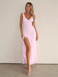 Ladies Summer Ruffle Evening Birthday Party Dress Women