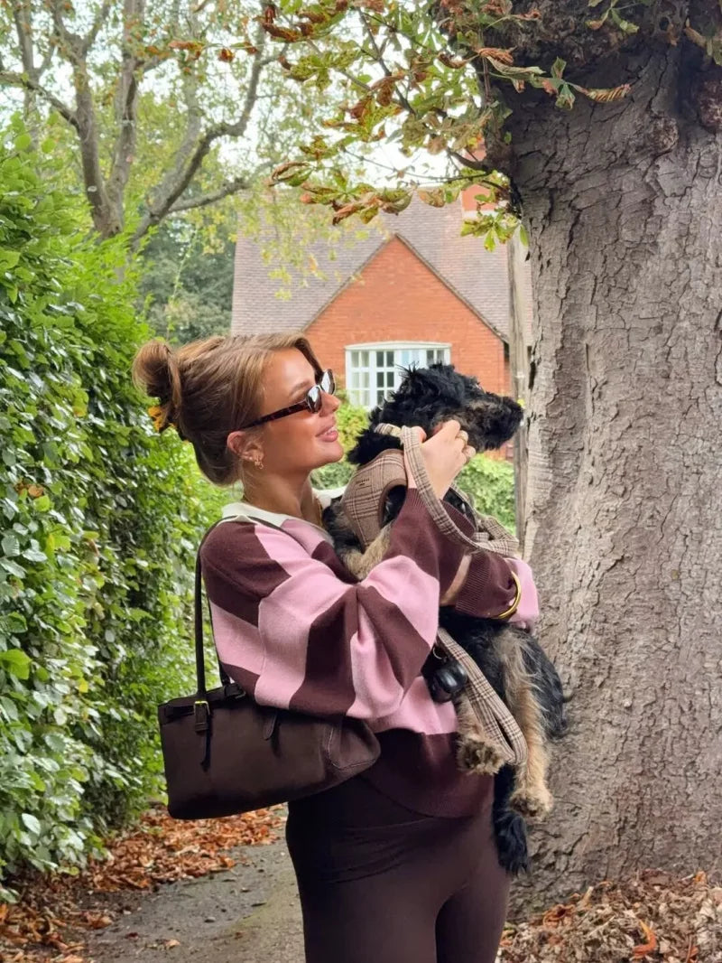 ETJ 2025 Autumn women's new line street style fashion