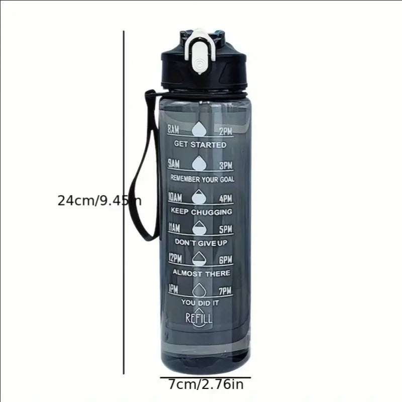 800ml/27oz Large Capacity Sports Water Bottle