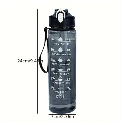 800ml/27oz Large Capacity Sports Water Bottle