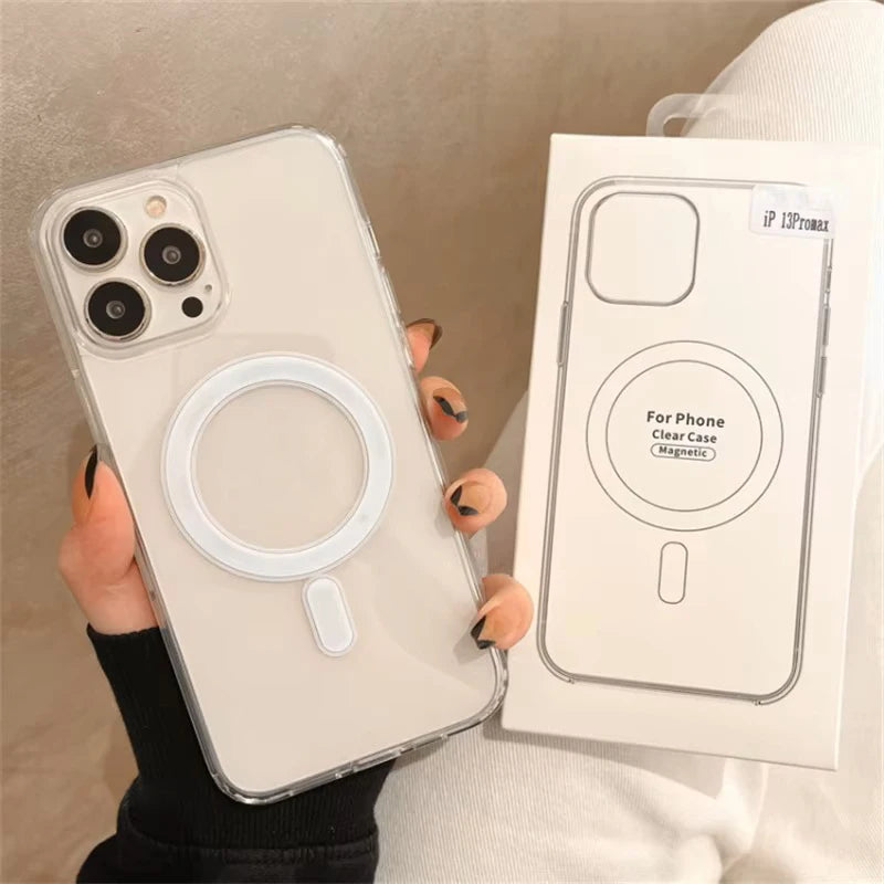 Original Transparent pour Recharge magnétique sans fil Magsafe