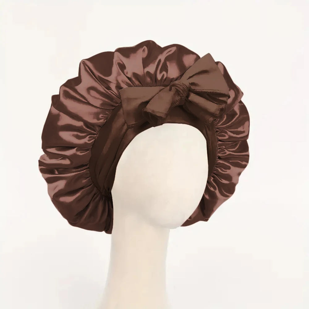 Satin Bonnet Silk Bonnet Adjustable Bonne