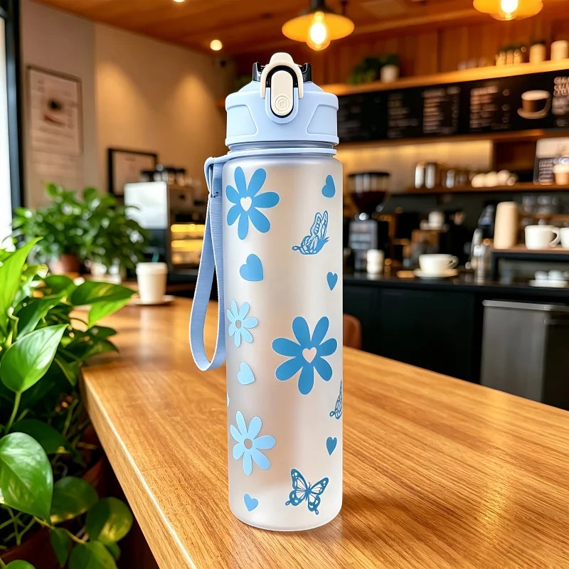 800ml/27oz Large Capacity Sports Water Bottle