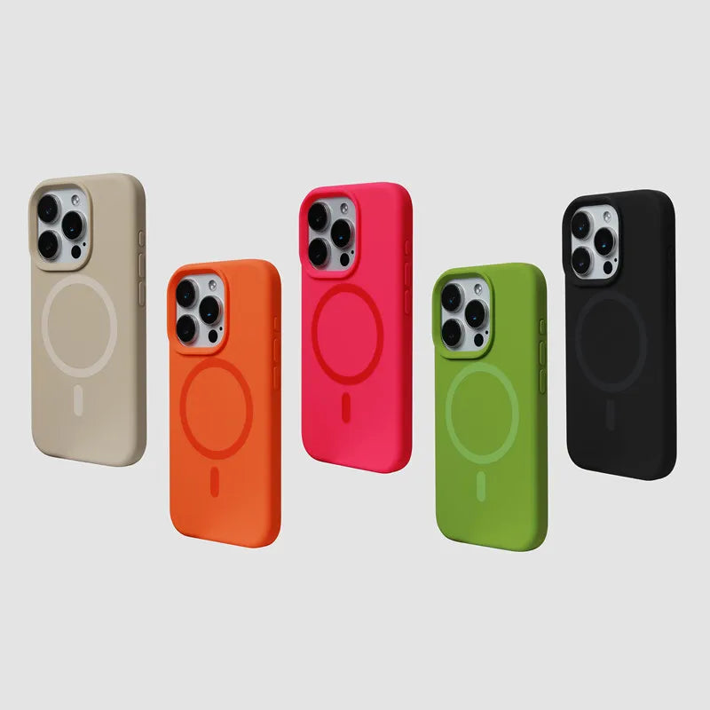 Magnetic Solid Color Liquid Silicone for MagSafe